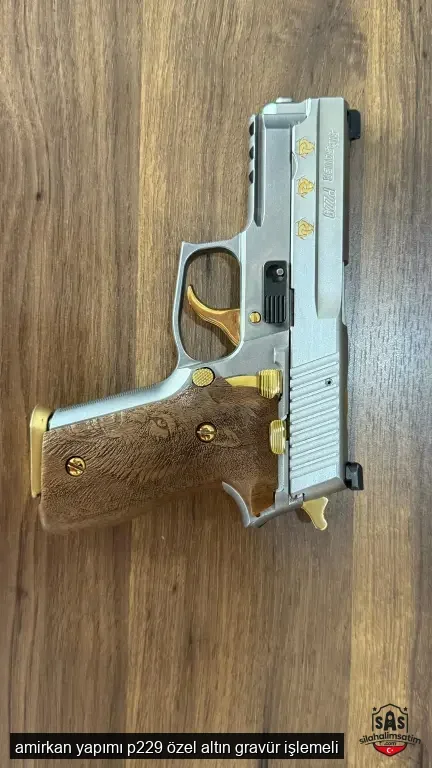 amirkan yapımı p229 özel altın gravür işlemeli - 3