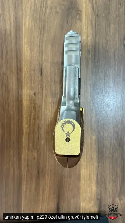 amirkan yapımı p229 özel altın gravür işlemeli - 4