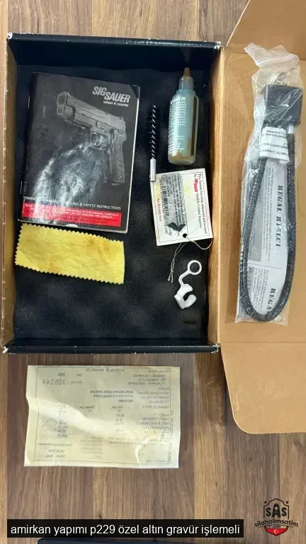 amirkan yapımı p229 özel altın gravür işlemeli - 6