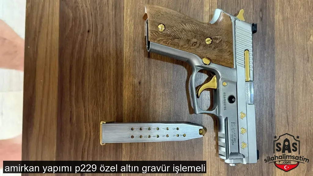 amirkan yapımı p229 özel altın gravür işlemeli - 8