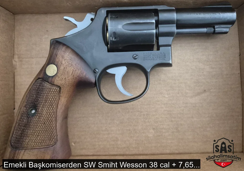 Emekli Başkomiserden SW Smiht Wesson 38 cal + 7,65 Kırıkkale tabanca  - 2