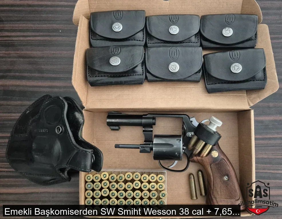 Emekli Başkomiserden SW Smiht Wesson 38 cal + 7,65 Kırıkkale tabanca  - 4