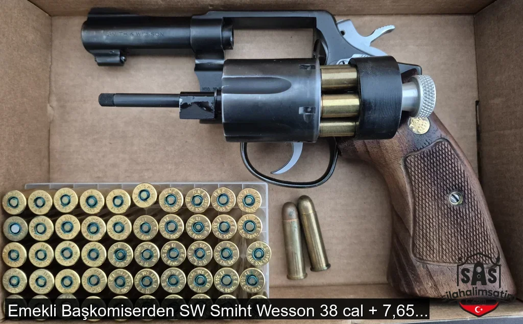Emekli Başkomiserden SW Smiht Wesson 38 cal + 7,65 Kırıkkale tabanca  - 6
