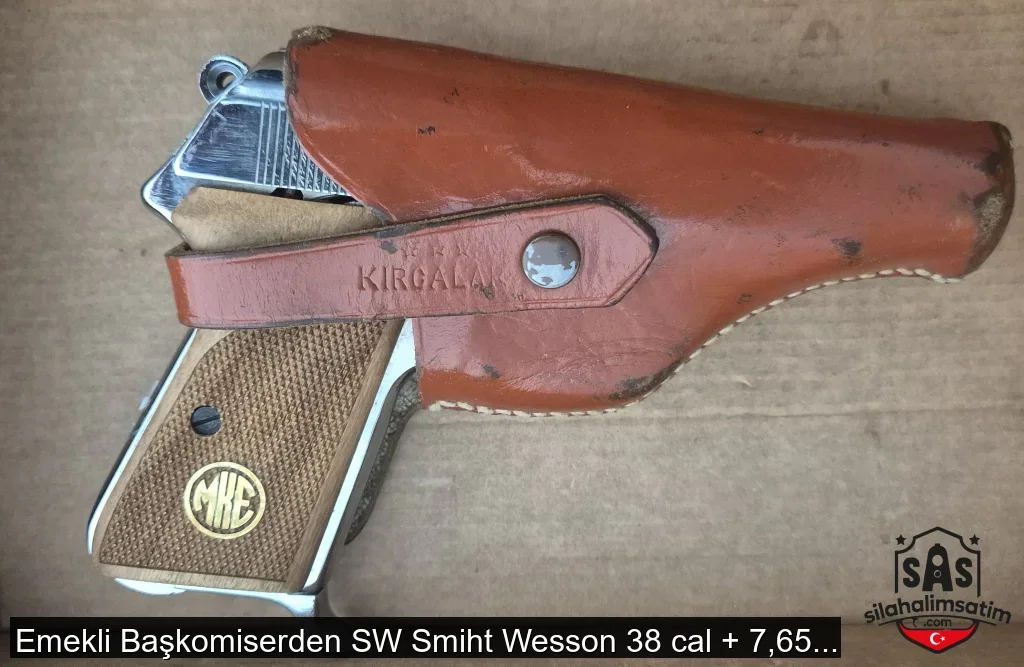 Emekli Başkomiserden SW Smiht Wesson 38 cal + 7,65 Kırıkkale tabanca  - 8