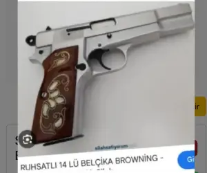 Satılık ruhsatlı 14’lü Browning Tabanca