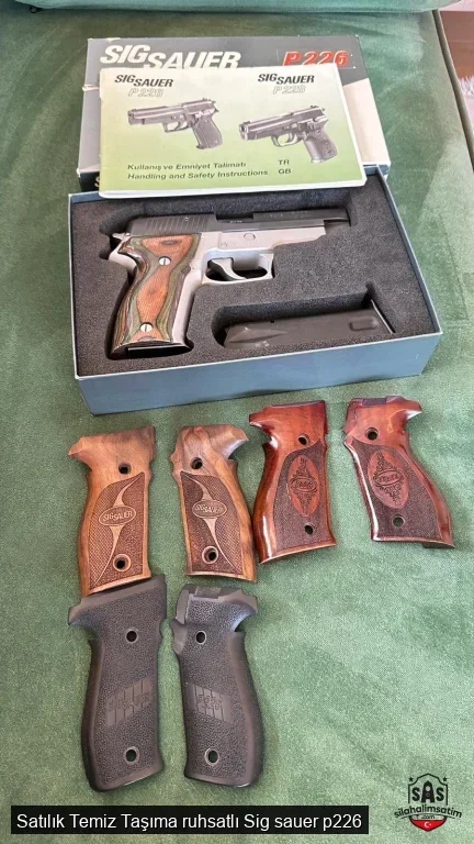 Satılık Temiz Taşıma ruhsatlı Sig sauer p226
