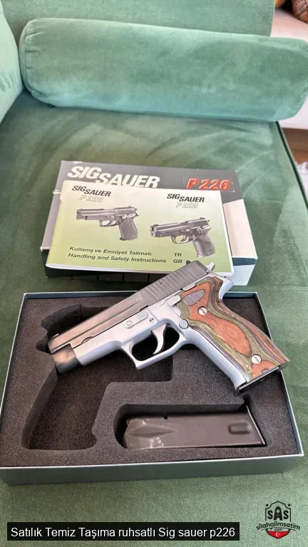 Satılık Temiz Taşıma ruhsatlı Sig sauer p226 - 2