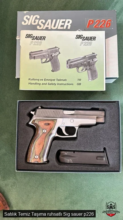 Satılık Temiz Taşıma ruhsatlı Sig sauer p226 - 3