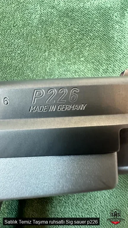 Satılık Temiz Taşıma ruhsatlı Sig sauer p226 - 11