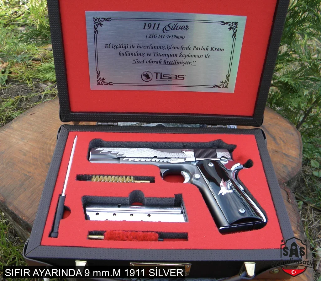 SIFIR AYARINDA 9 mm.M 1911 TİSAŞ SİLVER - 4