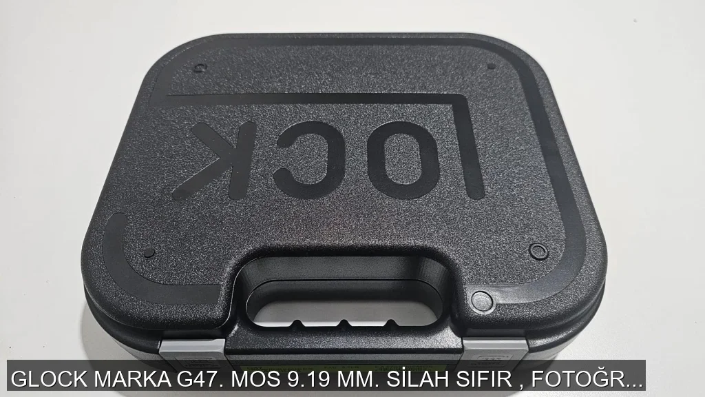 GLOCK MARKA G47. MOS 9.19 MM. SİLAH SIFIR , FOTOĞRAF ÇEKMEK İÇİN  ÇANTAYI AÇTIM .HİÇ KULLANILMADI. - 2
