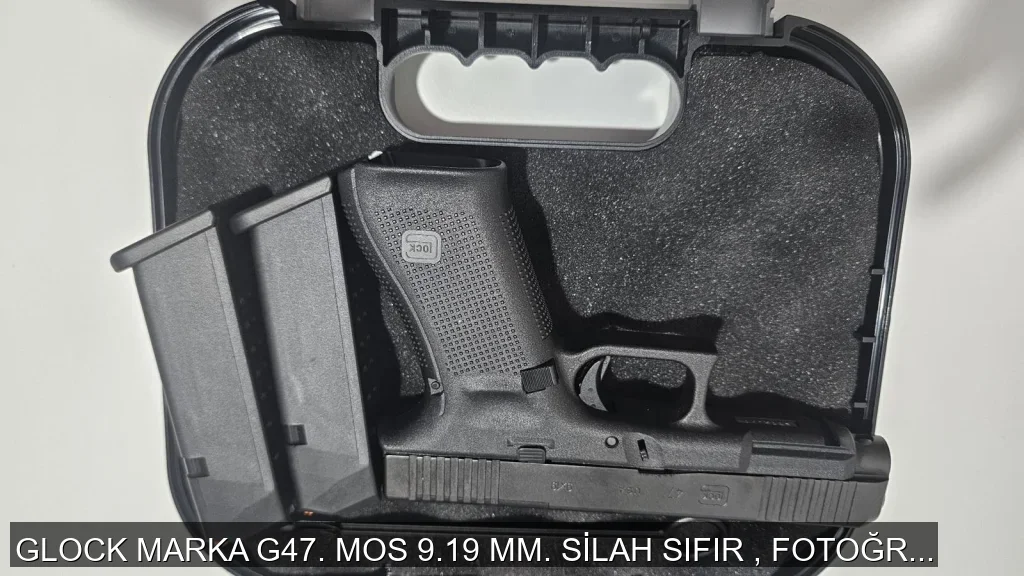 GLOCK MARKA G47. MOS 9.19 MM. SİLAH SIFIR , FOTOĞRAF ÇEKMEK İÇİN  ÇANTAYI AÇTIM .HİÇ KULLANILMADI. - 4
