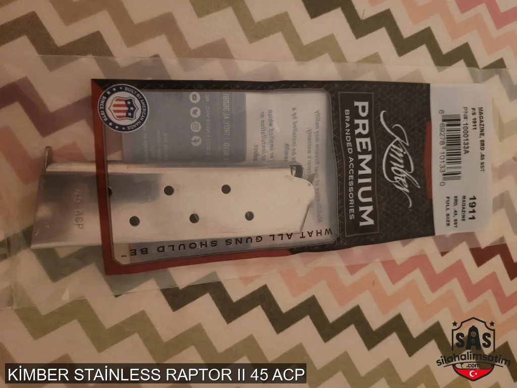 KİMBER STAİNLESS RAPTOR II 45 ACP - 3