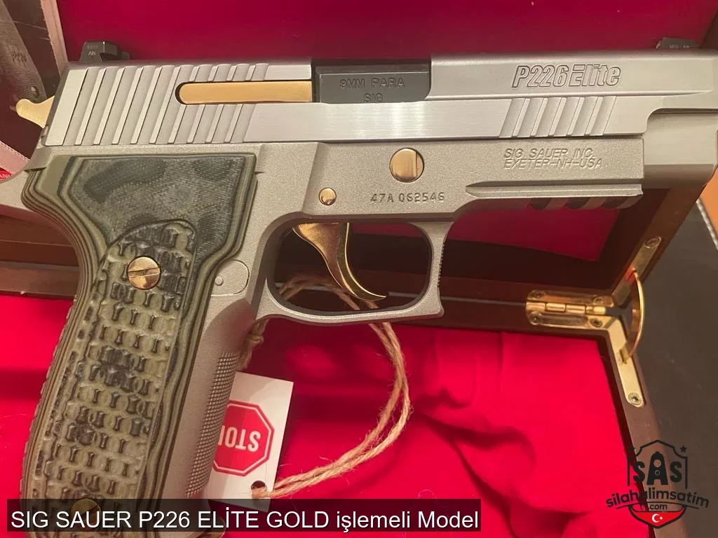 SIG SAUER P226 ELİTE GOLD işlemeli Model - 4