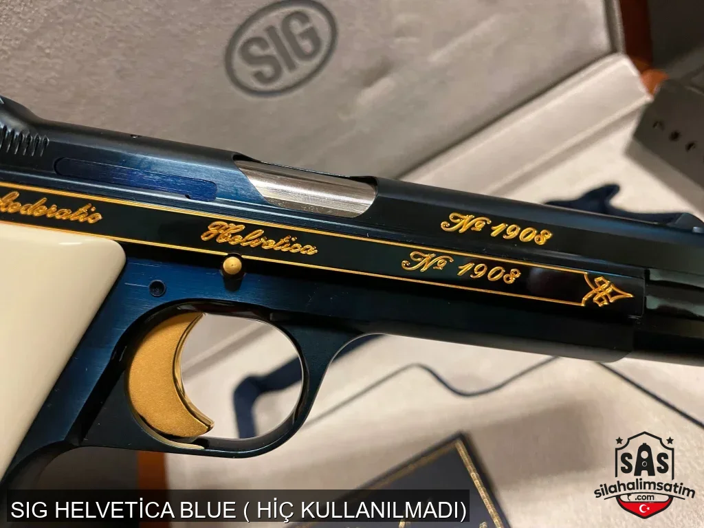 SIG HELVETİCA BLUE ( HİÇ KULLANILMADI) - 1