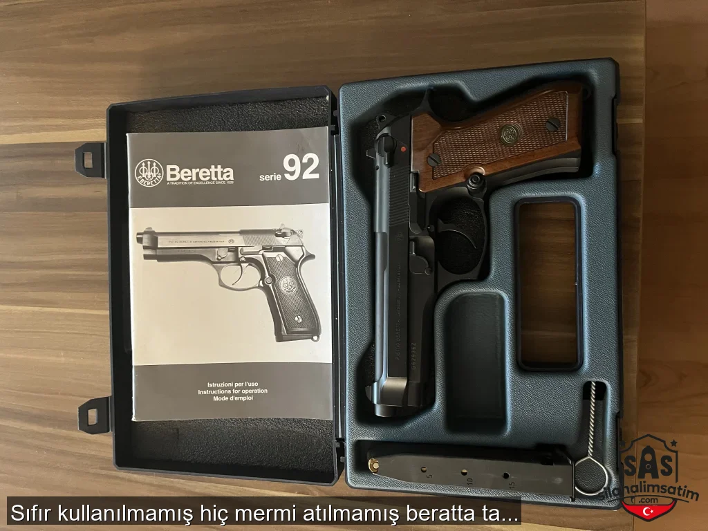 Sıfır kullanılmamış hiç mermi atılmamış beratta tam otomatik - 1