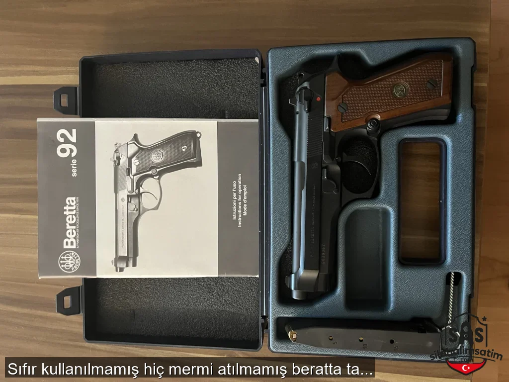 Sıfır kullanılmamış hiç mermi atılmamış beratta tam otomatik - 2