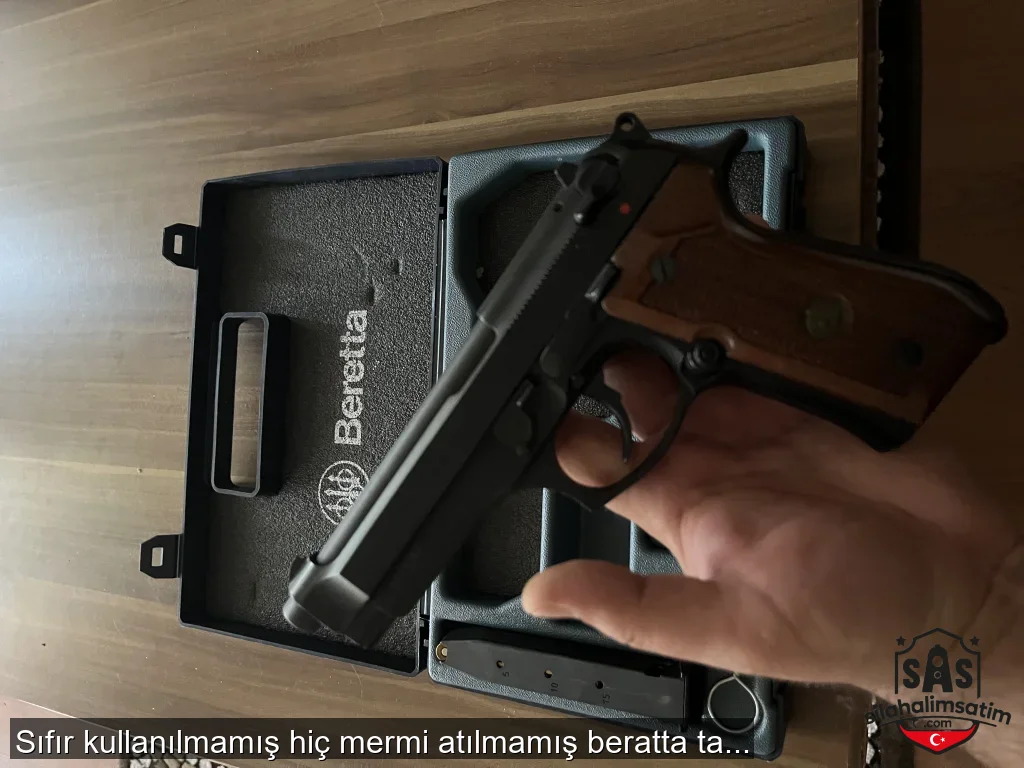 Sıfır kullanılmamış hiç mermi atılmamış beratta tam otomatik - 3