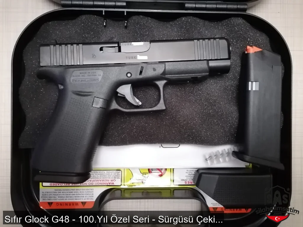 Sıfır Glock G48 - 100.Yıl Özel Seri - Sürgüsü Çekilmemiş - Kolleksiyonluk! - 1