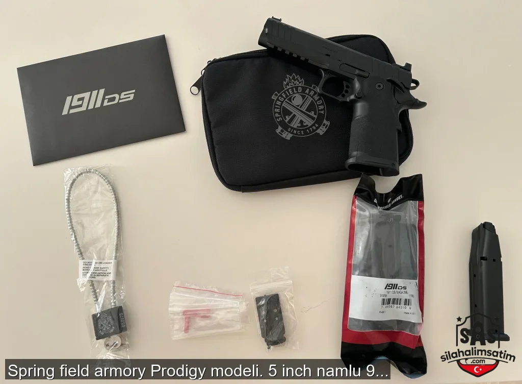 Spring field armory Prodigy modeli. 5 inch namlu 9x19. 17+1 - 2