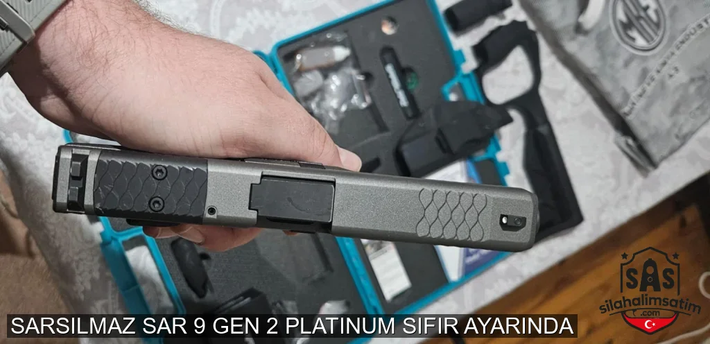 SARSILMAZ SAR 9 GEN 2 PLATINUM SIFIR AYARINDA - 3
