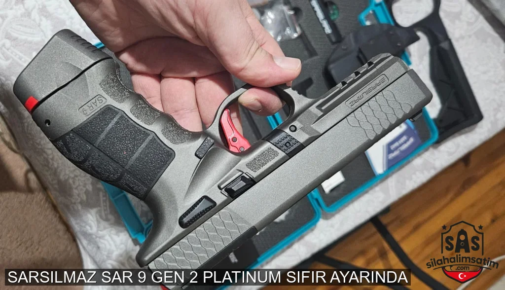 SARSILMAZ SAR 9 GEN 2 PLATINUM SIFIR AYARINDA - 5