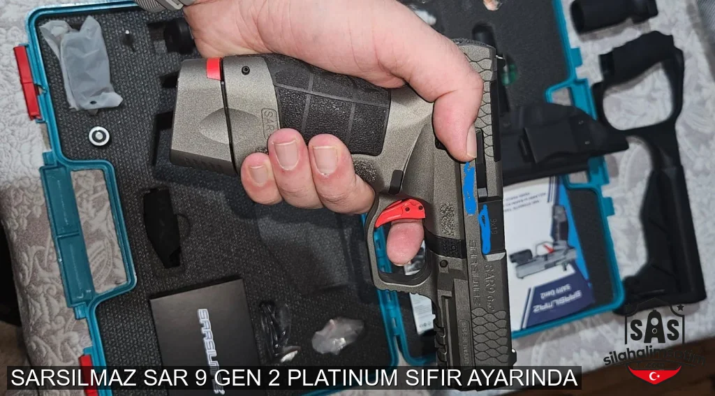 SARSILMAZ SAR 9 GEN 2 PLATINUM SIFIR AYARINDA - 7