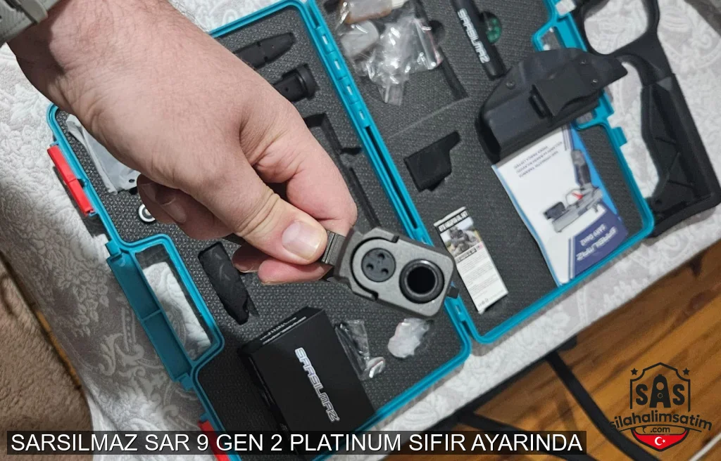 SARSILMAZ SAR 9 GEN 2 PLATINUM SIFIR AYARINDA - 8