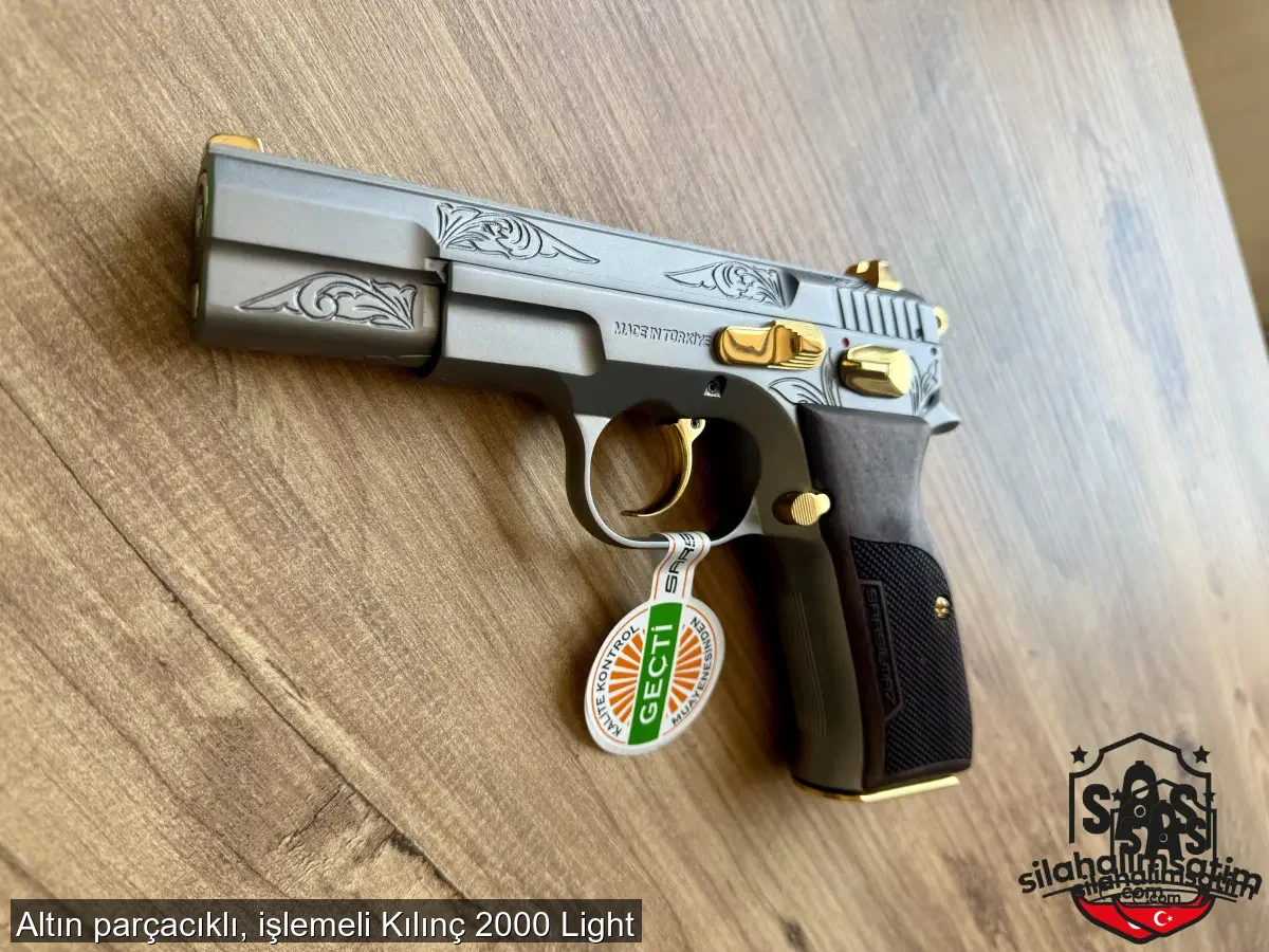 Altın parçacıklı, işlemeli Kılınç 2000 Light - 2
