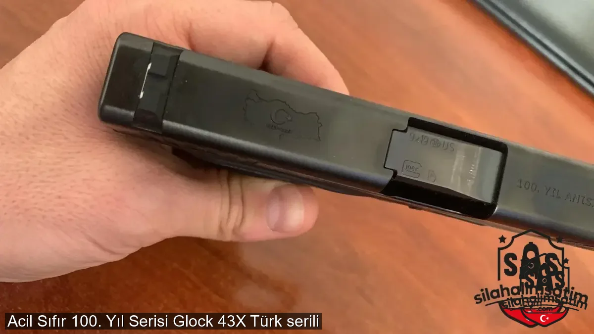 Acil Sıfır 100. Yıl Serisi Glock 43X Türk serili - 3