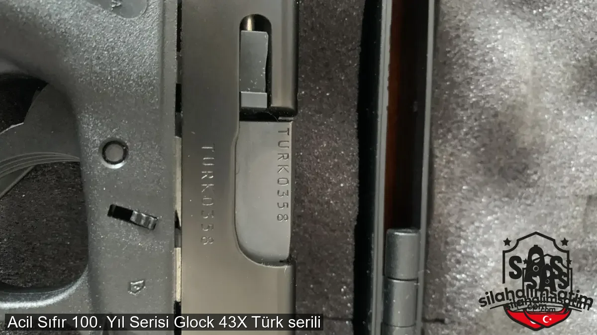 Acil Sıfır 100. Yıl Serisi Glock 43X Türk serili - 1