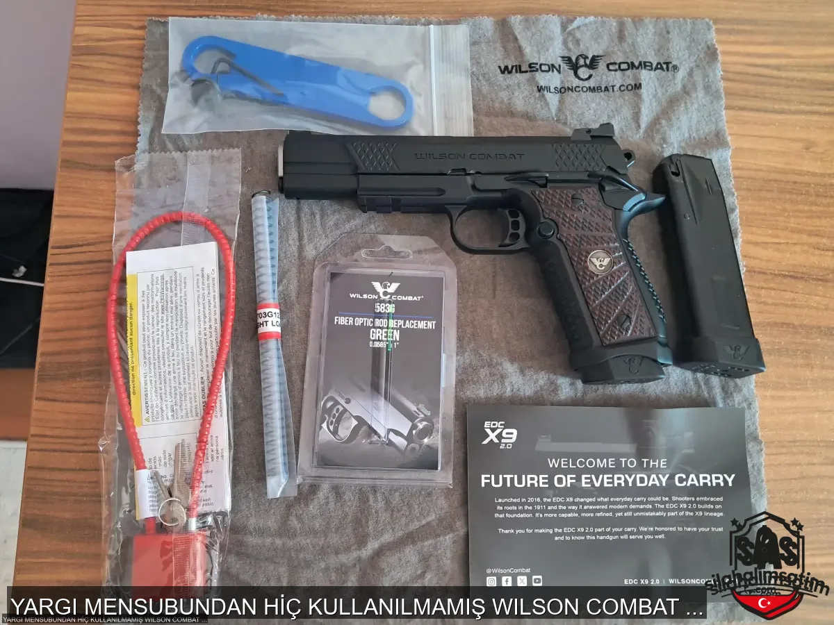 YARGI MENSUBUNDAN HİÇ KULLANILMAMIŞ WILSON COMBAT EDC X9 2.0L - 2