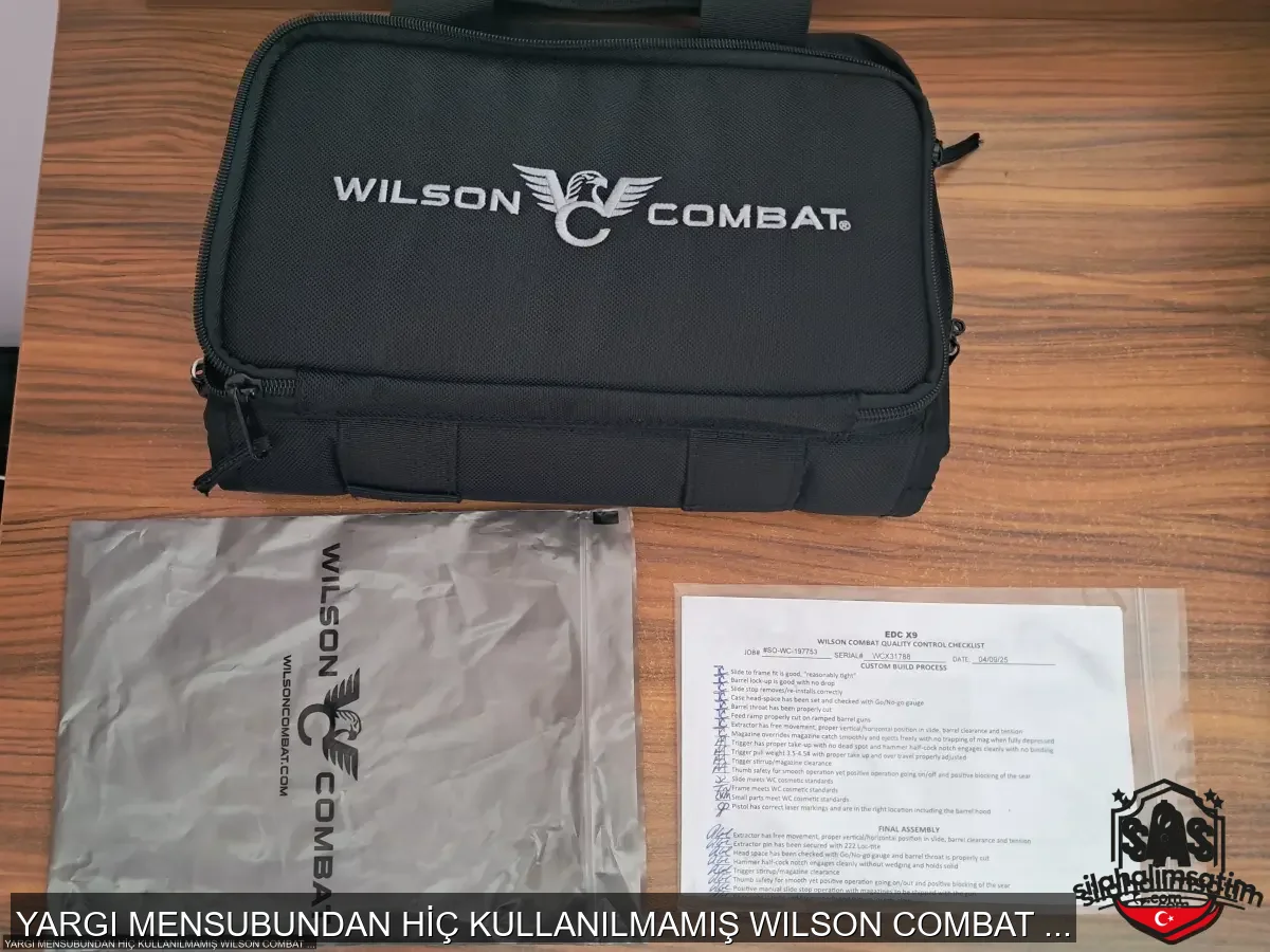 YARGI MENSUBUNDAN HİÇ KULLANILMAMIŞ WILSON COMBAT EDC X9 2.0L - 3