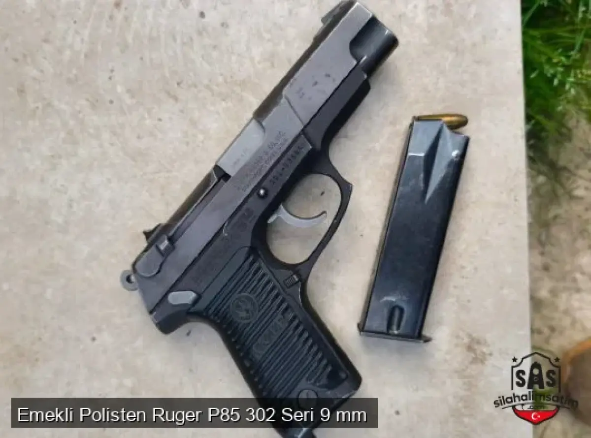 Emekli Polisten Ruger P85 302 Seri 9 mm 