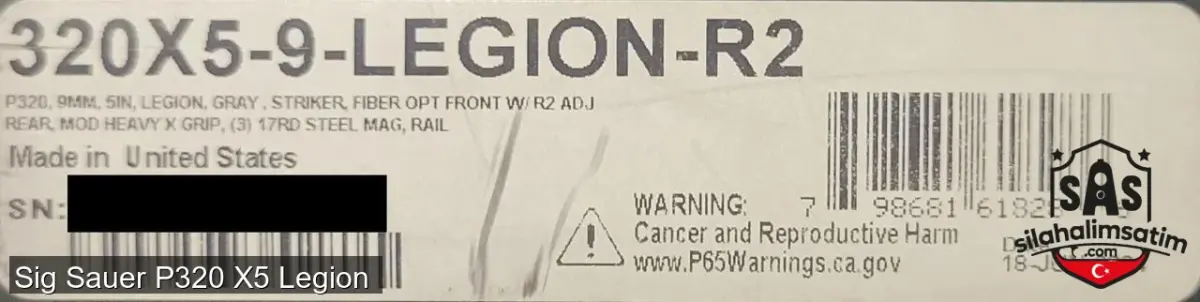 Sig Sauer P320 X5 Legion  - 3