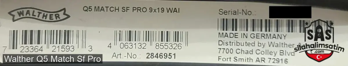 Walther Q5 Match Sf Pro - 2