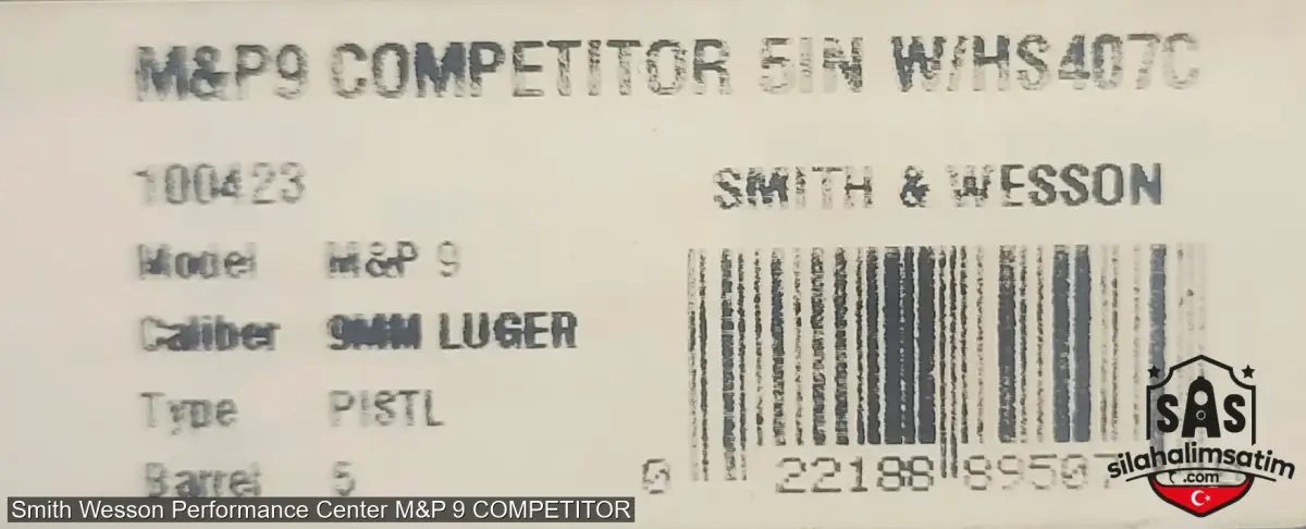 Smith Wesson Performance Center M&P 9 COMPETITOR - 6