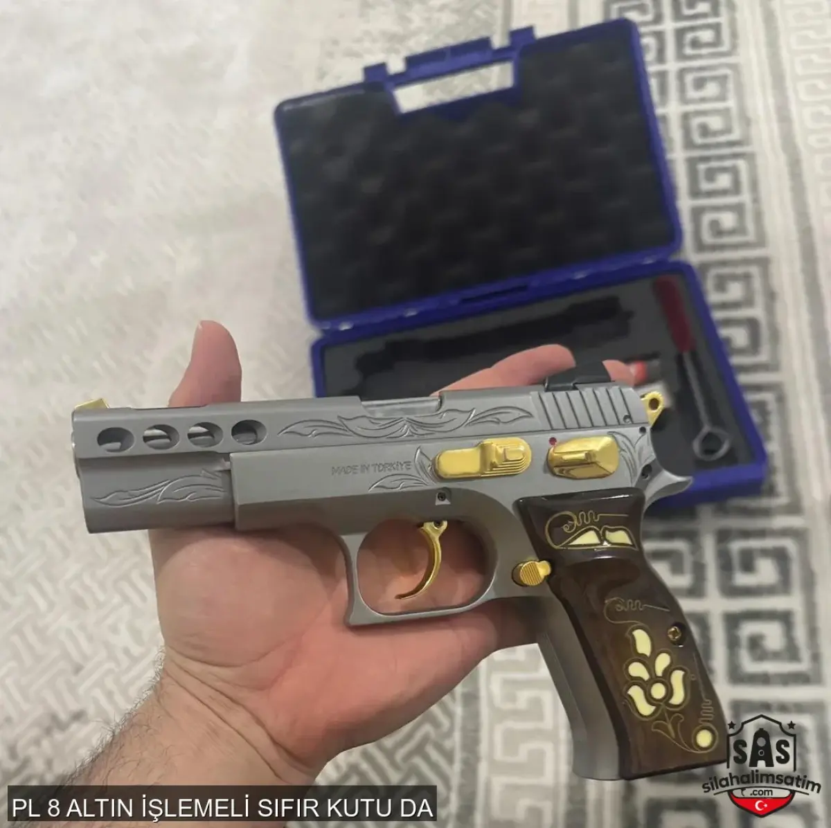 PL 8 ALTIN İŞLEMELİ SIFIR KUTU DA