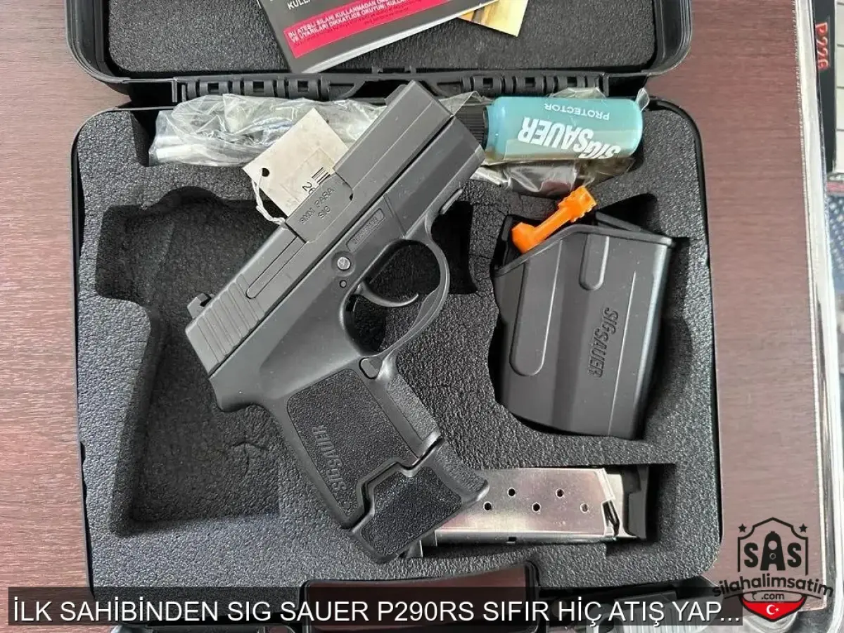 İLK SAHİBİNDEN SIG SAUER P290RS SIFIR HİÇ ATIŞ YAPILMADI TÜRKİYEDE NADİR BULUNAN MODELDİR - 2