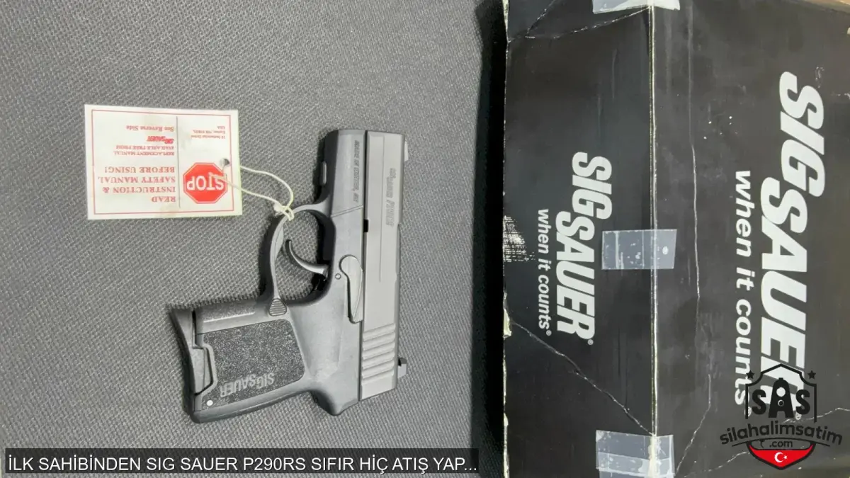 İLK SAHİBİNDEN SIG SAUER P290RS SIFIR HİÇ ATIŞ YAPILMADI TÜRKİYEDE NADİR BULUNAN MODELDİR - 4