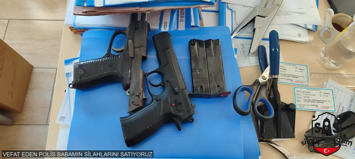 VEFAT EDEN POLİS BABAMIN SİLAHLARINI SATIYORUZ - 8