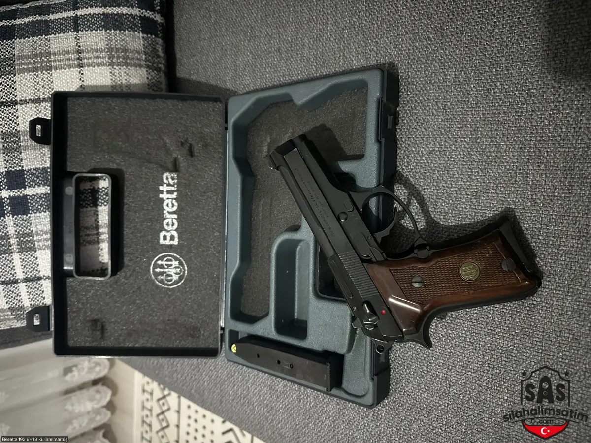 Beretta f92 9+19 kullanılmamış