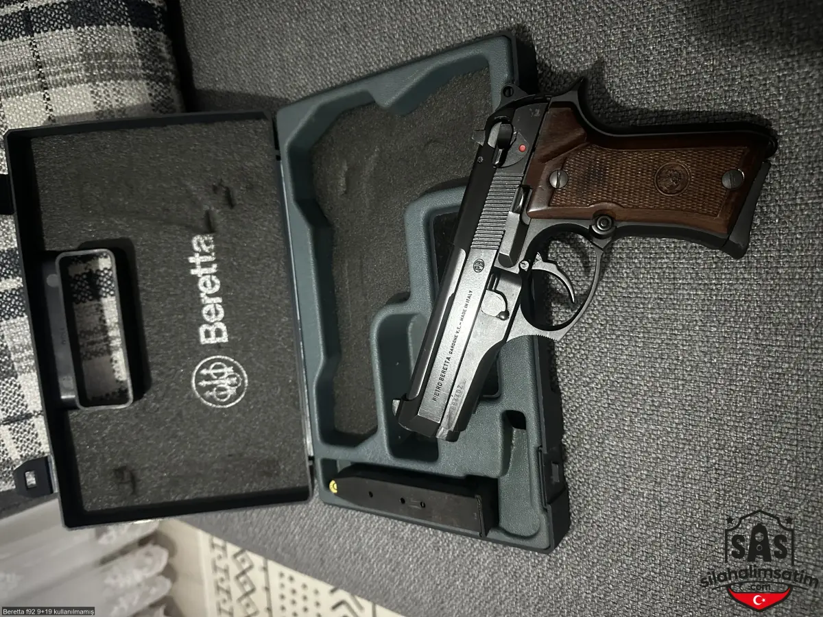 Beretta f92 9+19 kullanılmamış - 2