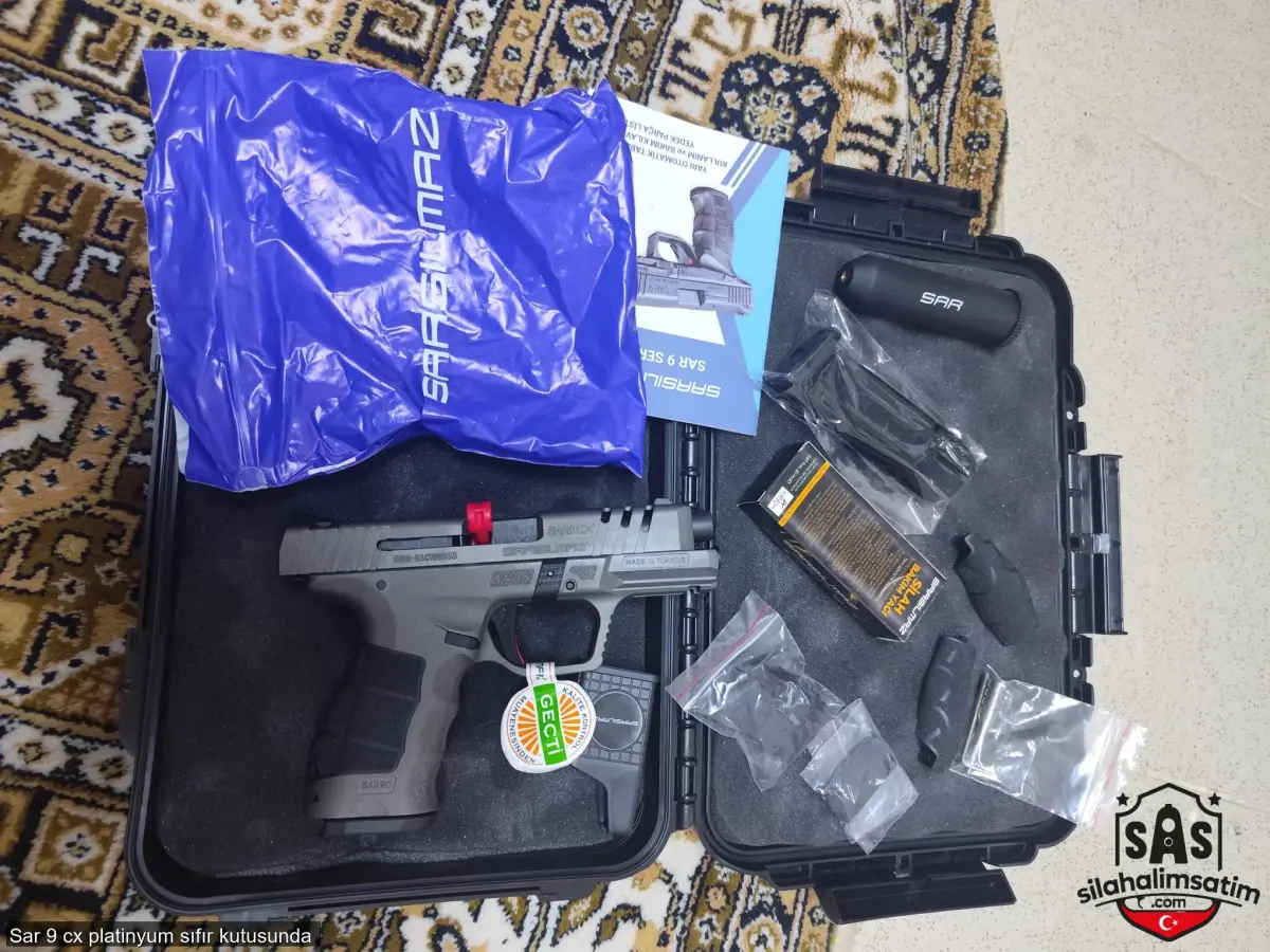 Sar 9 cx platinyum sıfır kutusunda  - 3