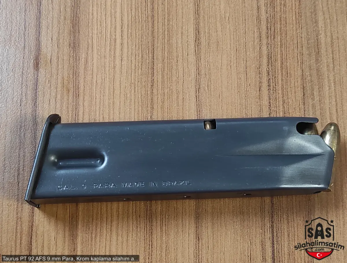 Taurus PT 92 AFS 9.mm Para, Krom kaplama silahım acil satılıktır. - 4