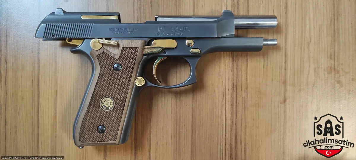 Taurus PT 92 AFS 9.mm Para, Krom kaplama silahım acil satılıktır. - 7