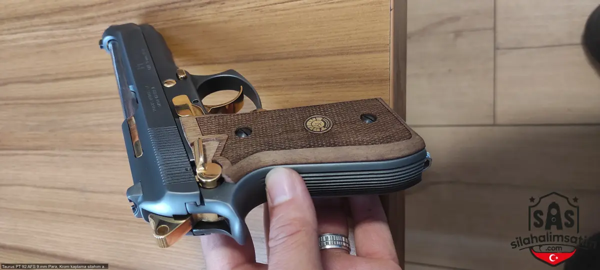 Taurus PT 92 AFS 9.mm Para, Krom kaplama silahım acil satılıktır. - 8