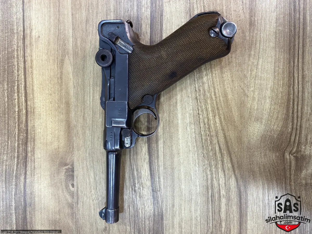 Luger P 08 1917 Makaralı Parabellum 9mm Orijinal İşlemsiz - 2
