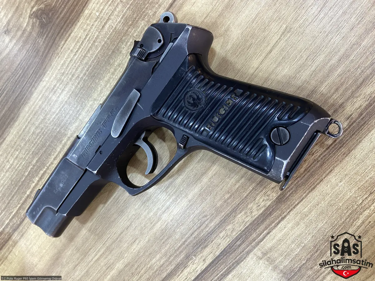 T.C Polis Ruger P85 İşlem Görmemiş Orijinal - 2