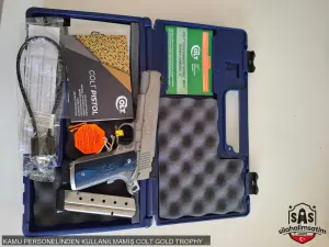 KAMU PERSONELİNDEN KULLANILMAMIŞ COLT GOLD TROPHY 9X19